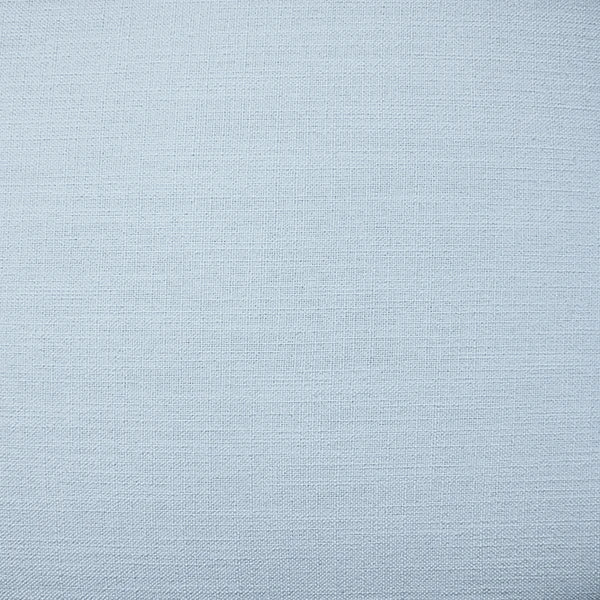 Worlds Away - Eloise Round Back Dining Chair With Matte White Lacquer Legs Upholstered In Performance Light Blue Linen - ELOISE LB