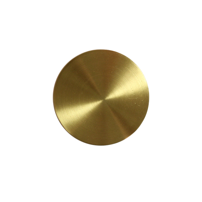 Worlds Away - Convex Modern Round Antique Brass Knob - LINDHURST HABR - GreatFurnitureDeal