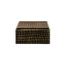 Worlds Away - Small Brass Aluminum Box With Reptile Texture - LIZZO SM - GreatFurnitureDeal