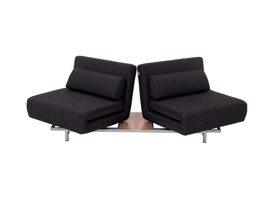 J&M Furniture - LK06-2 Sofa Bed in Black - 176017-BLACK - GreatFurnitureDeal