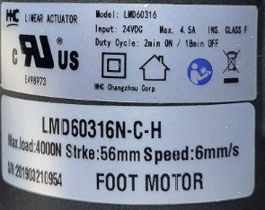 Moto Power Foot Motor Replacement Adjustable Base Motor - LMD60316N-C-H - GreatFurnitureDeal