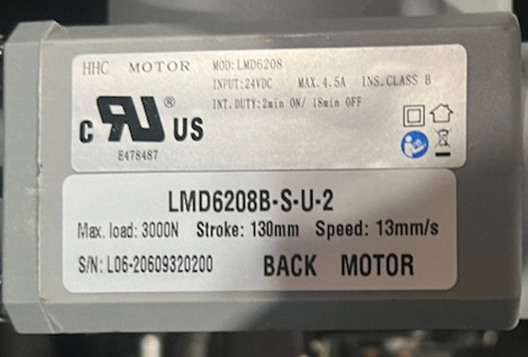 Ashley Furniture / Franklin Furniture - Power Chair Replacement Back Motor/Actuator - LMD6208B1-2 - GreatFurnitureDeal