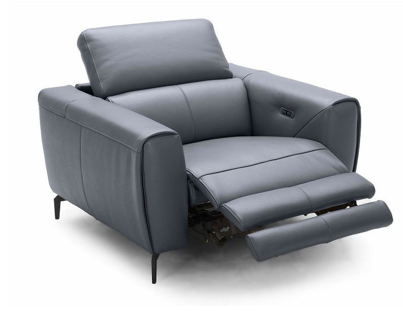 J&M Furniture - Lorenzo Motion Chair in Blue-Grey - 188241-C-BLUE-GREY