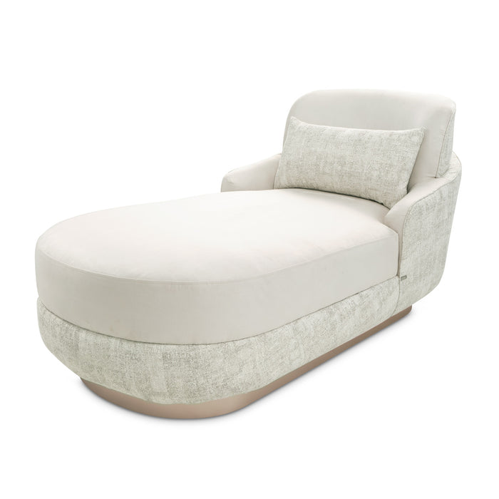 AICO Furniture - Aurora Chaise Quarry in Moonlight - LRU-AURA845-QRY-135 - GreatFurnitureDeal