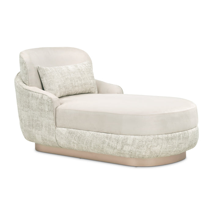 AICO Furniture - Aurora Chaise Quarry in Moonlight - LRU-AURA845-QRY-135 - GreatFurnitureDeal