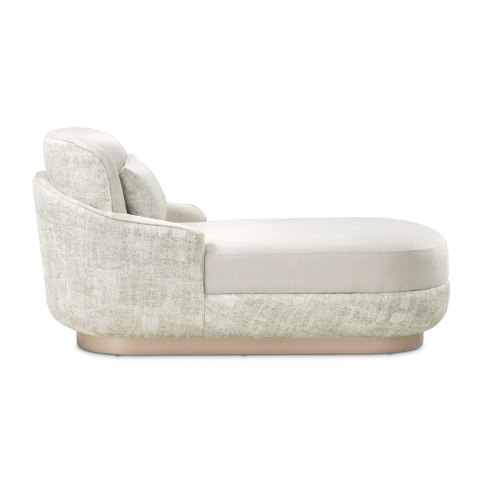 AICO Furniture - Aurora Chaise Quarry in Moonlight - LRU-AURA845-QRY-135 - GreatFurnitureDeal