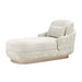 AICO Furniture - Aurora Chaise Quarry in Moonlight - LRU-AURA845-QRY-135 - GreatFurnitureDeal