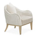 AICO Furniture - Yvette"Accent Chair Porcini"Medium in Champagne - LRU-YVTE834-PCI-136 - GreatFurnitureDeal