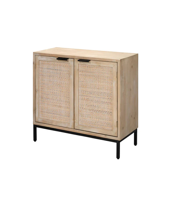 Jamie Young Company - Reed 2 Door Accent Cabinet - LS20REEDCABW