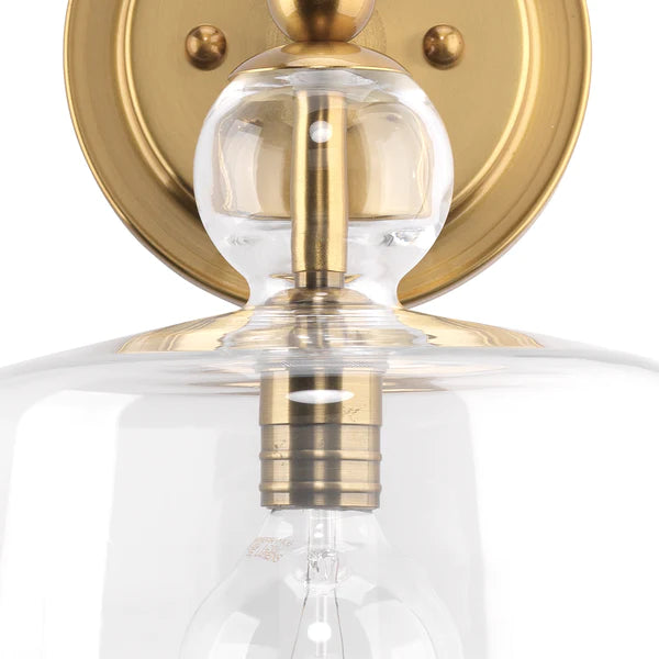 Jamie Young Company - Hudson Wall Sconce Brass - LS4HUDSONBR - GreatFurnitureDeal