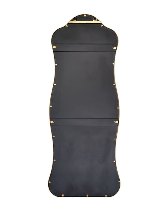 Jamie Young Company - Aurora Floor Mirror in Antique Brass - LS6AURORFMAB - GreatFurnitureDeal