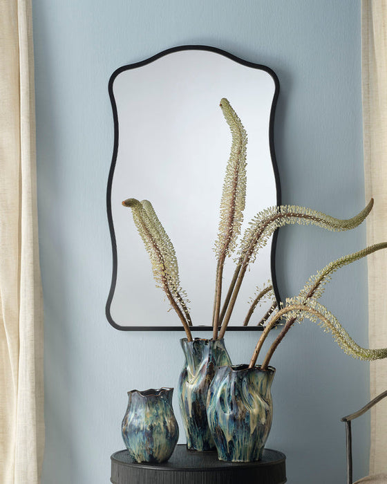 Jamie Young Company - Aurora Wall Mirror in Black - LS6AURORMIBK - GreatFurnitureDeal