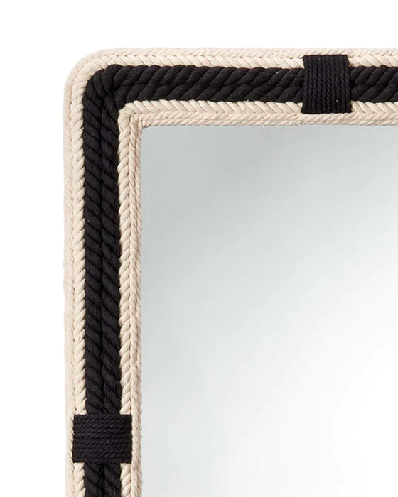 Jamie Young Company - Contrast Rectangle Mirror - LS6CONTRECBW