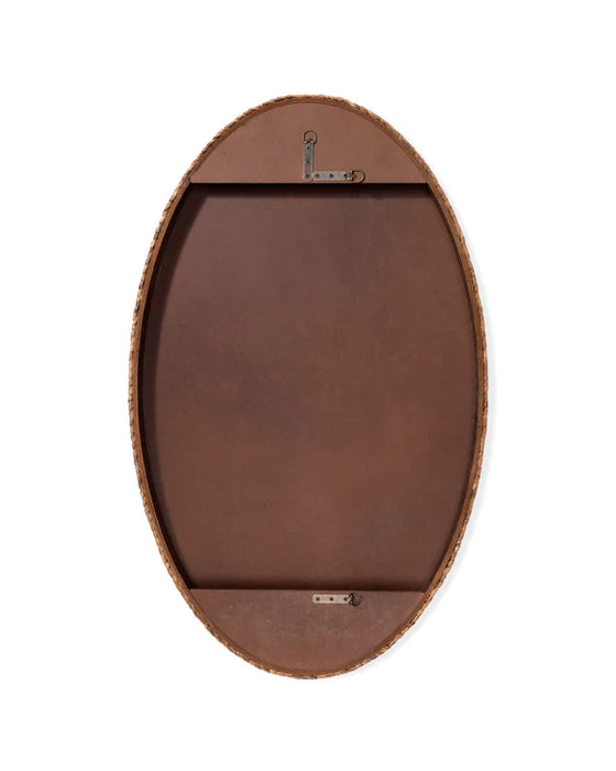 Jamie Young Company - Sparrow Braided Oval Mirror - LS6SPAROVNA - GreatFurnitureDeal