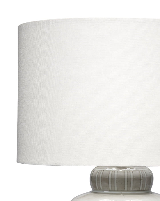 Jamie Young Company - Arthur Table Lamp in Light Grey - LS9ARTHURGR - GreatFurnitureDeal