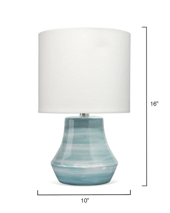 Jamie Young Company - Cottage Ceramic Table Lamp, Blue - LS9COTTAGEBL - GreatFurnitureDeal