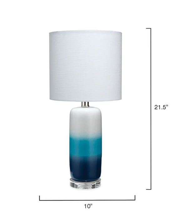 Jamie Young Company - Haze Table Lamp Blue - LS9HAZEBLUE - GreatFurnitureDeal