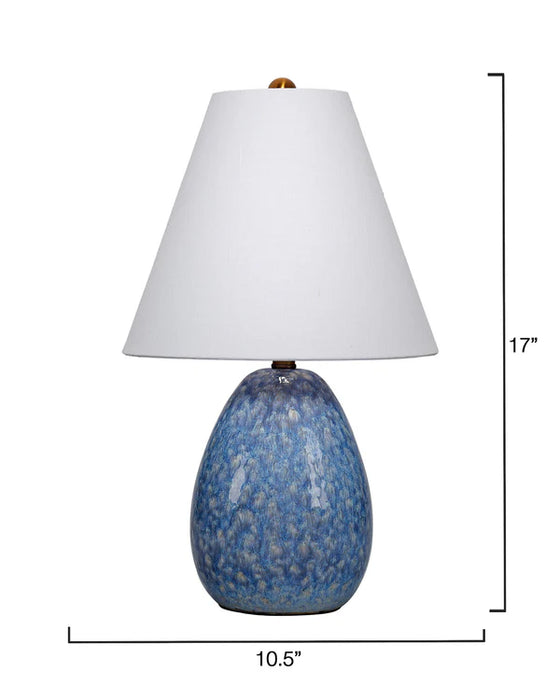 Jamie Young Company - Raindrop Table Lamp in Blue - LS9RAINDRBL - GreatFurnitureDeal