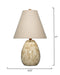 Jamie Young Company - Raindrop Table Lamp in Off White - LS9RAINDROW - GreatFurnitureDeal
