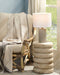 Jamie Young Company - Roman Table Lamp in Taupe - LS9ROMANTLGR - GreatFurnitureDeal