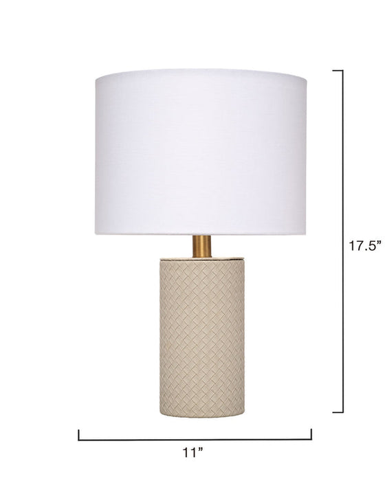 Jamie Young Company - Roman Table Lamp in Taupe - LS9ROMANTLGR - GreatFurnitureDeal