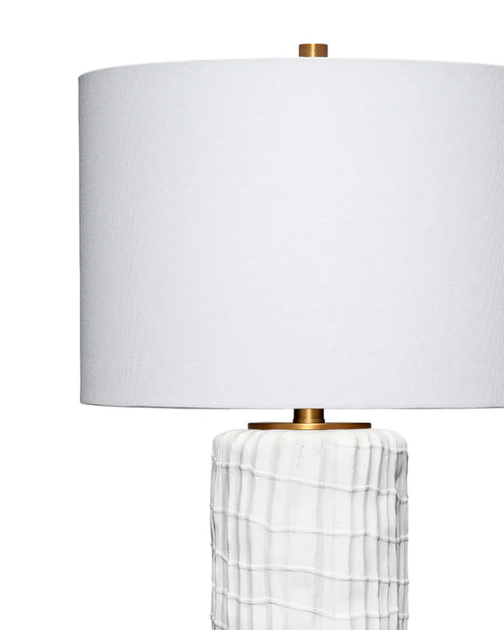 Jamie Young Company - Trunk Table Lamp in White - LS9TRUNKWH - GreatFurnitureDeal