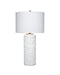 Jamie Young Company - Trunk Table Lamp in White - LS9TRUNKWH - GreatFurnitureDeal