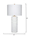 Jamie Young Company - Trunk Table Lamp in White - LS9TRUNKWH - GreatFurnitureDeal