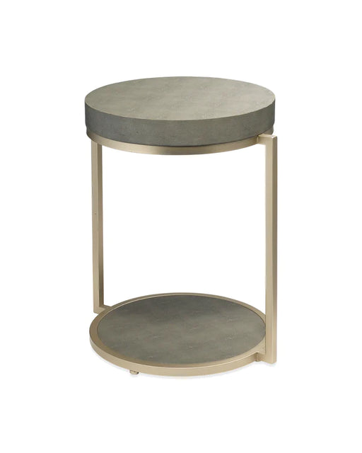 Jamie Young Company - Chester Round Side Table Grey - LSCHESTERDG - GreatFurnitureDeal