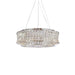 AICO Furniture - Galaxy"Round LED Chandelier, Large"Chrome - LT-CH1029CRM-CLR - GreatFurnitureDeal