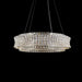 AICO Furniture - Galaxy"Round LED Chandelier, Large"Chrome - LT-CH1030CRM-CLR - GreatFurnitureDeal