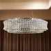 AICO Furniture - Galaxy"Round LED Chandelier, Large"Chrome - LT-CH1030CRM-CLR - GreatFurnitureDeal