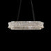 AICO Furniture - Galaxy"Oval LED Chandelier"Chrome - LT-CH1031CRM-CLR - GreatFurnitureDeal