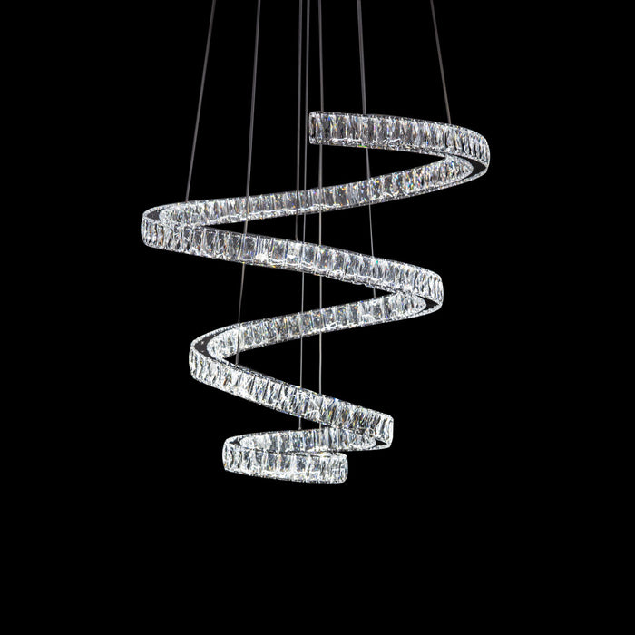 AICO Furniture - Crystal Spring LED Chandelier - LT-CH812