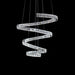 AICO Furniture - Crystal Spring LED Chandelier - LT-CH812 - GreatFurnitureDeal
