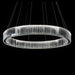 AICO Furniture - Wedding Ring Chandelier Large - LT-CH958-10SVL - GreatFurnitureDeal