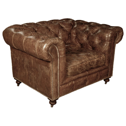 GJ Styles - Kensington Armchair In Vintage Cigar - LU36 - GreatFurnitureDeal
