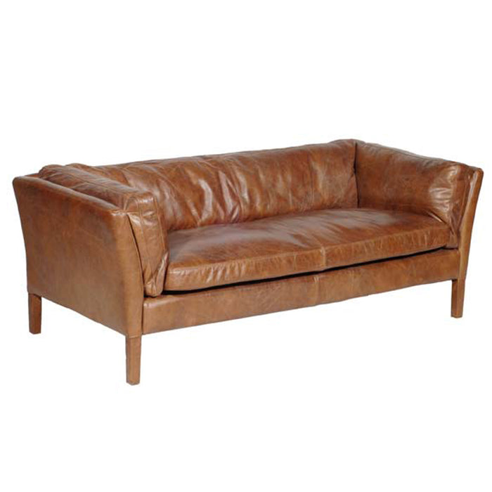 GJ Styles - Reggio 2 Seater Sofa Old Saddle Nut - LU847 - GreatFurnitureDeal