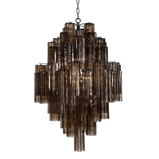 Noir Furniture - Coco Chandelier in Silver - LZR001 - GreatFurnitureDeal