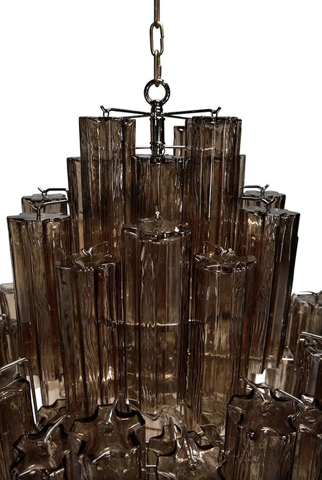 Noir Furniture - Coco Chandelier in Silver - LZR001 - GreatFurnitureDeal