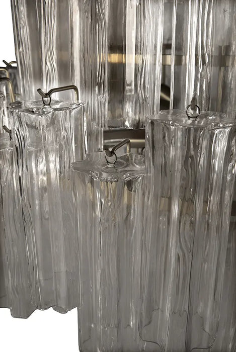 Noir Furniture - Laurent Chandelier in Antique Brass - LZR002 - GreatFurnitureDeal