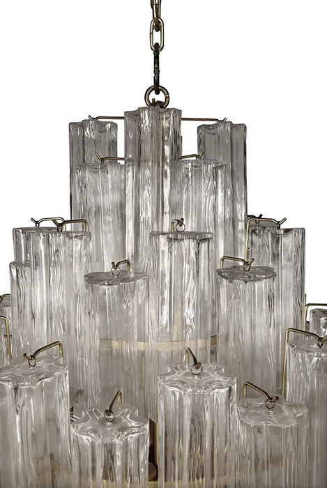 Noir Furniture - Laurent Chandelier in Antique Brass - LZR002 - GreatFurnitureDeal