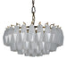 Noir Furniture - Ludmilla Chandelier Small in Antique Brass - LZR003 - GreatFurnitureDeal