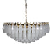 Noir Furniture - Ludmilla Chandelier Large in Antique Brass - LZR004 - GreatFurnitureDeal