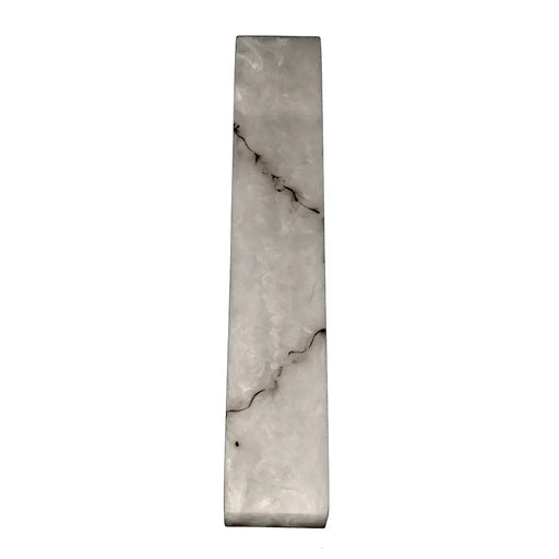 Noir Furniture - Stein Linear Sconce Large in Light Stone and Silver - LZR006 - GreatFurnitureDeal