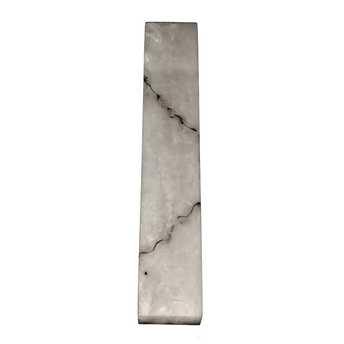 Noir Furniture - Stein Linear Sconce Large in Light Stone and Silver - LZR006 - GreatFurnitureDeal