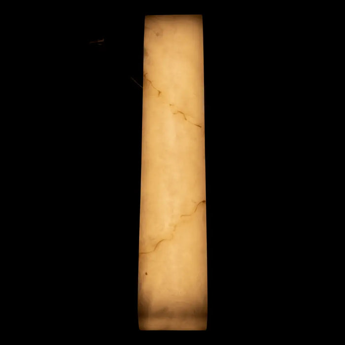 Noir Furniture - Stein Linear Sconce Large in Light Stone and Silver - LZR006 - GreatFurnitureDeal
