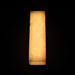 Noir Furniture - Stein Linear Sconce Small in Light Stone and Silver - LZR007 - GreatFurnitureDeal