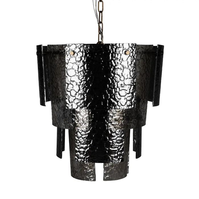 Noir Furniture - Cornelius Chandelier Small in Antique Brass - LZR009 - GreatFurnitureDeal