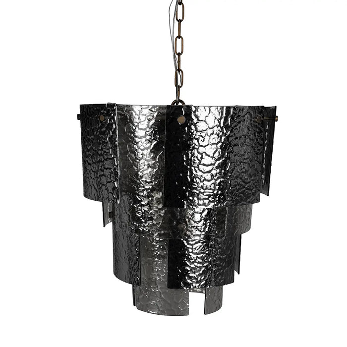 Noir Furniture - Cornelius Chandelier Small in Antique Brass - LZR009 - GreatFurnitureDeal